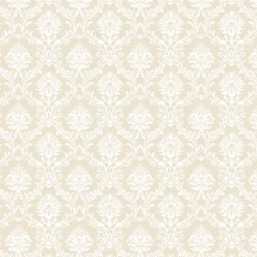SD36134 Mini Damask Wallpaper Cream, White Stripes & Damasks 3 Norwall Wallcovering
