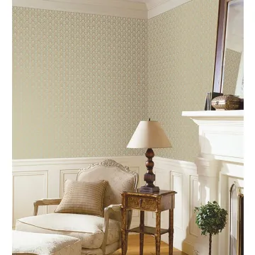 SD36136 Mini Damask Wallpaper Aqua, Metallic Gold Stripes & Damasks 3 Norwall Wallcovering