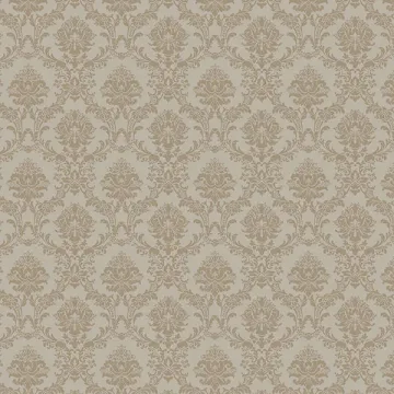 SD36138 Mini Damask Wallpaper Brown, Metallic Gold Stripes & Damasks 3 Norwall Wallcovering