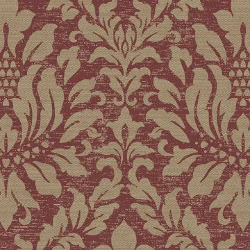 SD36139 Stitched Damask Wallpaper Red, Metallic Gold Stripes & Damasks 3 Norwall Wallcovering