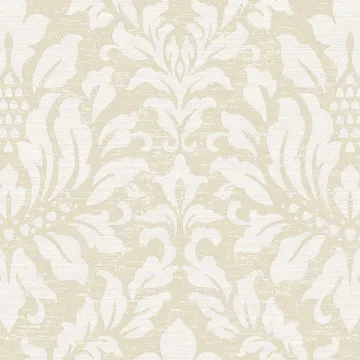 SD36144 Stitched Damask Wallpaper Beige, Grey Stripes & Damasks 3 Norwall Wallcovering