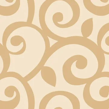 SH34510 Curling Leaf Wallpaper Beige Shades Norwall Wallcovering