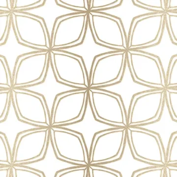 SH34552 Geo Wallpaper Taupe, Gold Shades Norwall Wallcovering