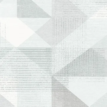 Silk Screen Geometric Wallpaper Green, Mint, Grey, Dark Grey GX37652