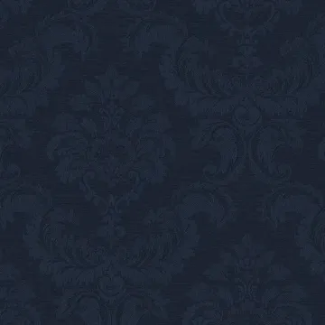 SK34734 Damask Emboss Wallpaper Navy Simply Silks 3 Norwall Wallcovering