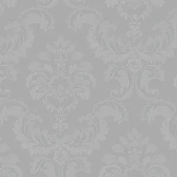SK34746 Damask Emboss Wallpaper Metallic Silver Simply Silks 3 Norwall Wallcovering