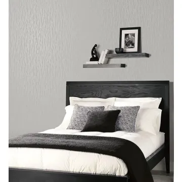 SK34749 Textile Wallpaper Metallic Silver Simply Silks 3 Norwall Wallcovering
