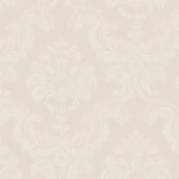 SK34763 Damask Emboss Wallpaper Light Cream, Beige Simply Silks 3 Norwall Wallcovering