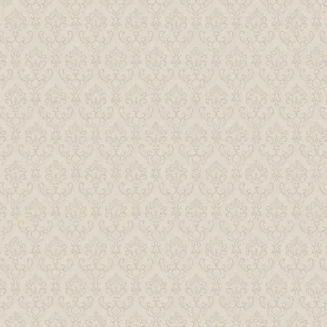 SK34765 Small Damask Wallpaper Light Cream, Beige Simply Silks 3 Norwall Wallcovering