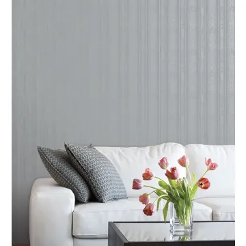 SK34769 Medium Moiré Stripe Wallpaper Blue Simply Silks 3 Norwall Wallcovering