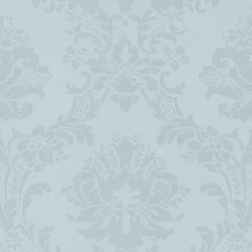 SL27538 Document Damask Wallpaper Blue, Pearl Classic Silks 2 Norwall Wallcovering