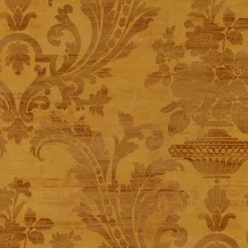 SM30355 Sari Damask Wallpaper Metallic Gold, Brown Classic Silks 2 Norwall Wallcovering