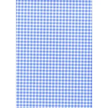White and Blue Gingham Check Wallpaper