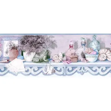 Perfume Bottle Die Cut Wallpaper Border