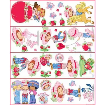 Strawberry Shortcake Peel and Stick Cutout