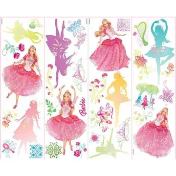 Dancing Barbie Peel and Stick Cutouts ST96404