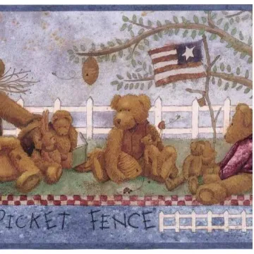 Country Bear Wallpaper Border