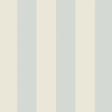 SY33916 2.5" Tent Stripe Wallpaper Light Beige, Blue Simply Stripes 2 Norwall Wallcovering