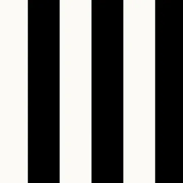 SY33918 2.5" Tent Stripe Wallpaper Pearl, Black Simply Stripes 2 Norwall Wallcovering