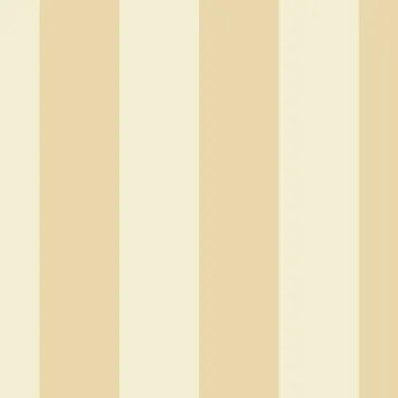 SY33919 2.5" Tent Stripe Wallpaper Cream, Ochre Simply Stripes 2 Norwall Wallcovering