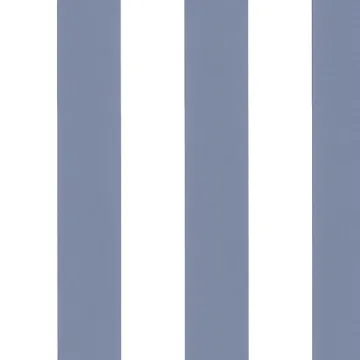 SY33921 2.5" Tent Stripe Wallpaper Blue, White Simply Stripes 2 Norwall Wallcovering