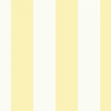 SY33922 2.5" Tent Stripe Wallpaper Yellow, White Simply Stripes 2 Norwall Wallcovering