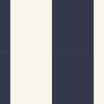 SY33943 5.25" Stripe Wallpaper Navy, White Simply Stripes 2 Norwall Wallcovering