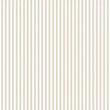 SY33960 6mm Stripe Wallpaper Beige, White Simply Stripes 2 Norwall Wallcovering
