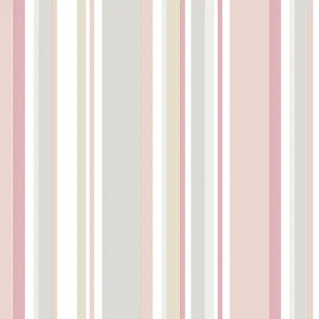 SY33965 Step Stripe Wallpaper Pink, Grey, White Simply Stripes 2 Norwall Wallcovering