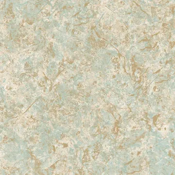 TX34830 Kashmire Texture Wallpaper Turquoise, Cream, Metallic Gold Style 2 Norwall Wallcovering