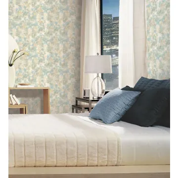 TX34835 Luna Texture Wallpaper Blue, Cream Style 2 Norwall Wallcovering