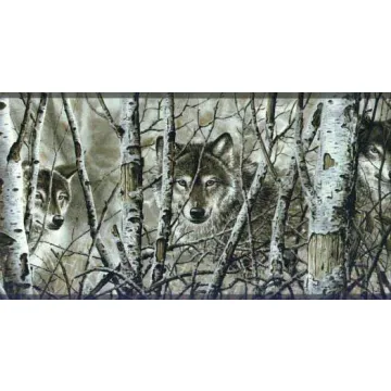 The Winter Wolf Wallpaper Border