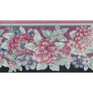 Floral Die Cut Wallpaper Border