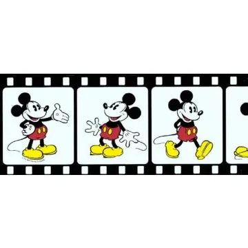 Mickey Mouse Fim Strip Wallpaper Border