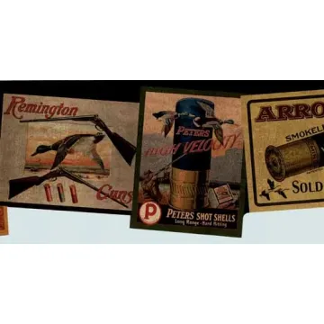 Black Shot Gun Shells Wallpaper Border