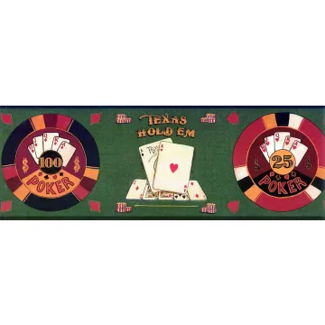 Poker Time Wallpaper Border