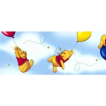 Disneys Winnie the Pooh Balloon Wallpaper Border