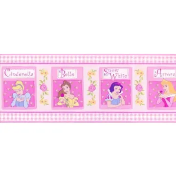 Pink Disney Princess Wallpaper Border