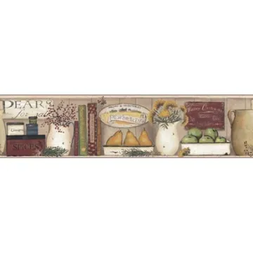 Welcome Home Cupboard Shelf Border