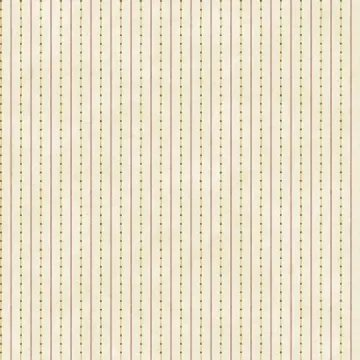 Welcome Home Dots W/ticking Stripe Wallpaper