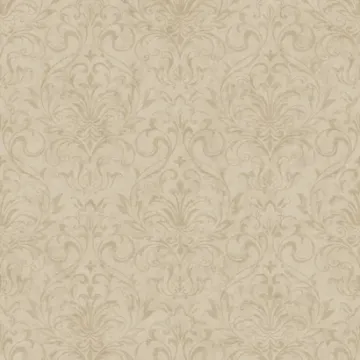 Welcome Home Distressed Damask Wallpaper