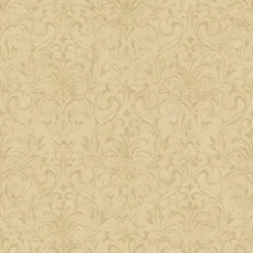 Welcome Home Distressed Damask Wallpaper