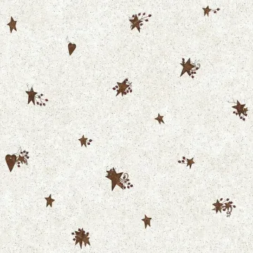 Welcome Home Tin Star & Heart Wallpaper