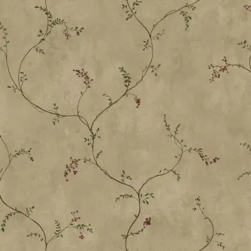 Welcome Home Small Vine W/berries Wallpaper