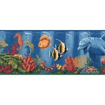Aquatic Life Wallpaper Border