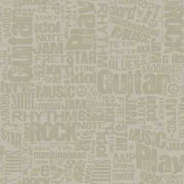 Boys Will Be Boys Rocker Text Wallpaper
