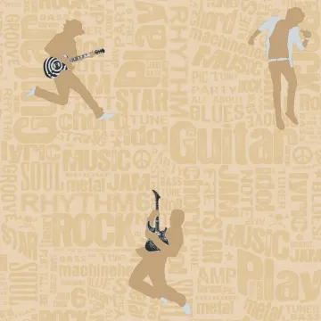 Boys Will Be Boys Rocker Wallpaper