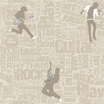 Boys Will Be Boys Rocker Wallpaper