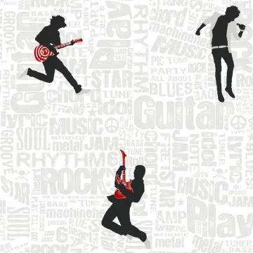 Boys Will Be Boys Rocker Wallpaper