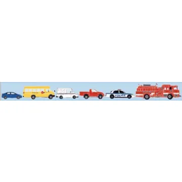 Boys Will Be Boys Main Street Wallpaper Border ZB3157BD